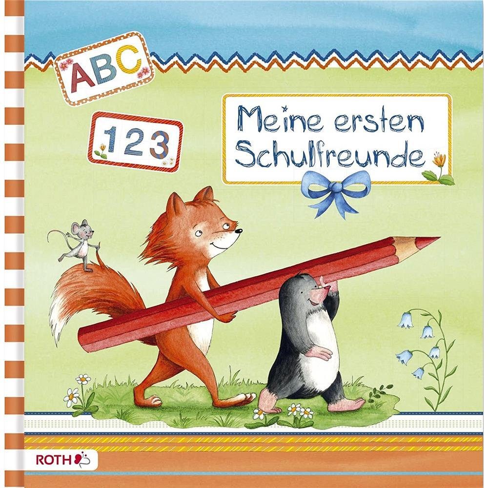 Freundebuch cm, Schlau, Flinki Seiten, x 16,5 Poesiealbum und 64 16,5 Roth