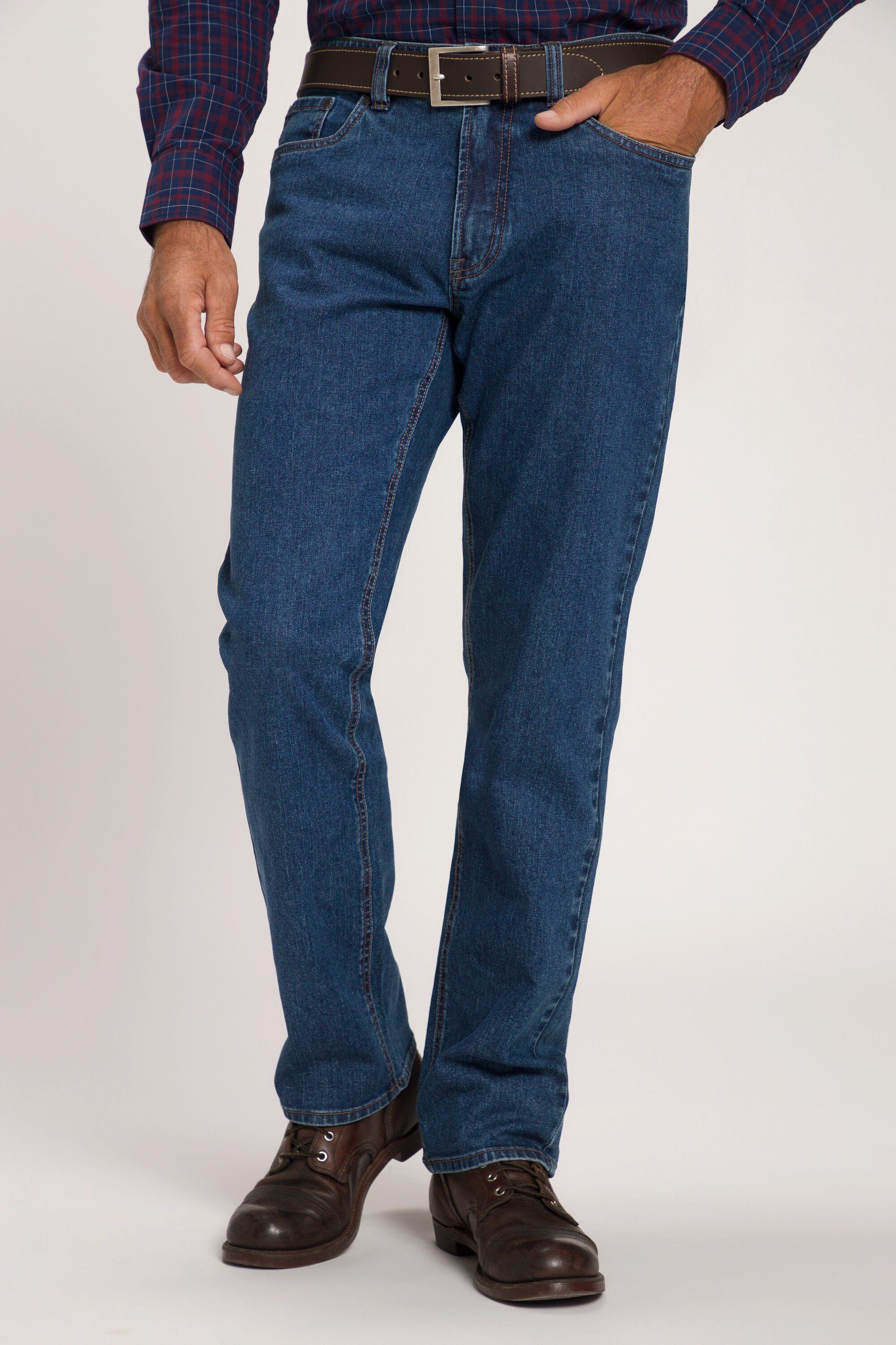 JP1880 Cargohose Jeans 5-Pocket Regular Fit bis Gr. 70/35 blue denim