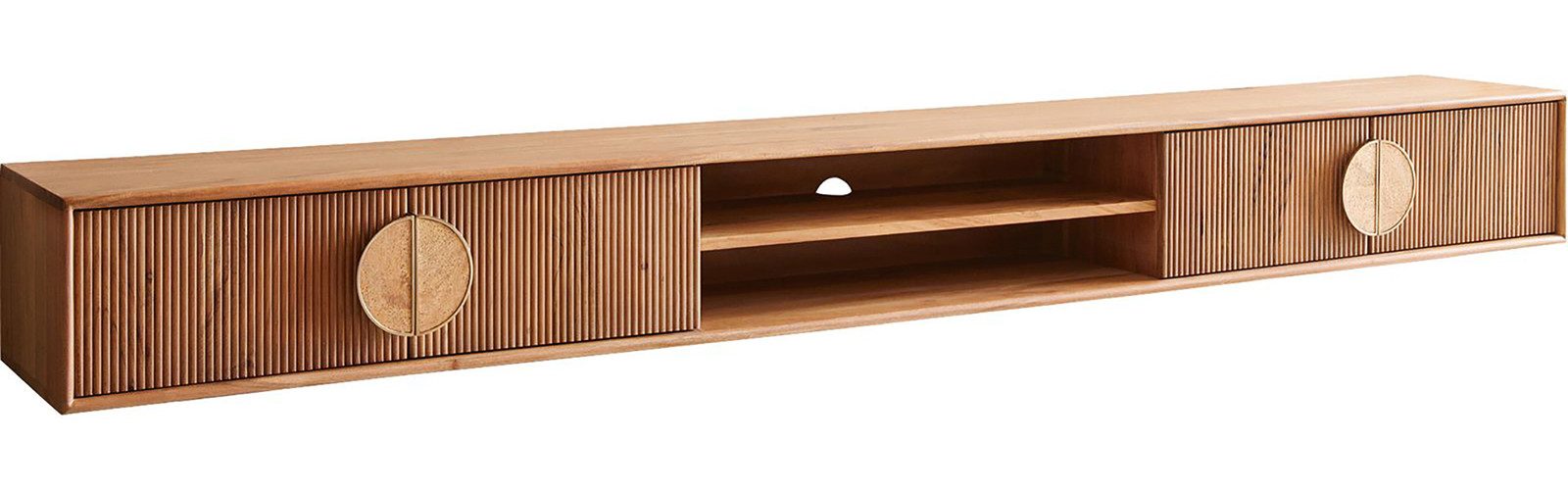 DELIFE Lowboard Surimu, Akazie Hellbraun 240 günstig online kaufen