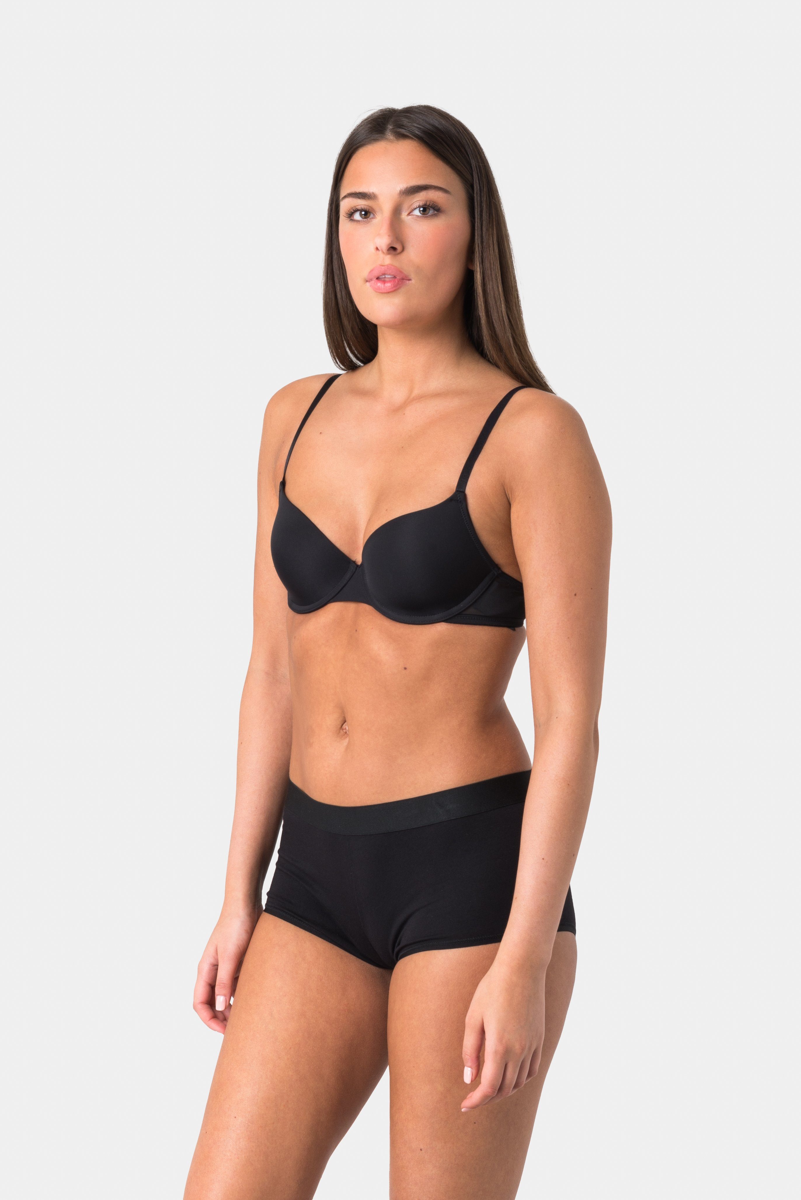 Elsie High-Waist-Panty Unterhosen Damen Hipster Short Hohe Taille aus 95% Baumwolle Stretch (Packung, 5-St., 5er-Pack) Bequeme Unterwäsche Frauen Taillenslip Slip Damen Hüftslip