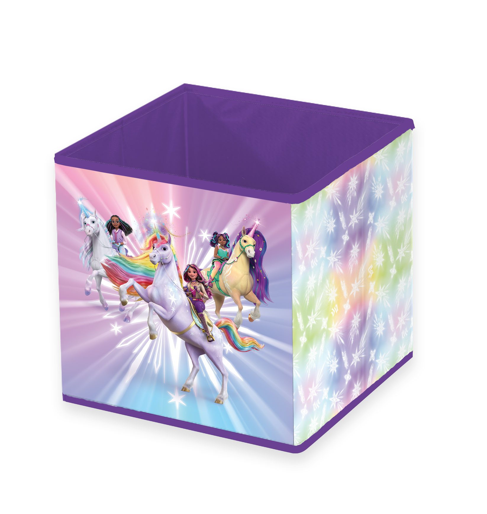 Stoffschmiede Aufbewahrungsbox - Unicorn Academy ‘Magic’ – 30x30x30 cm