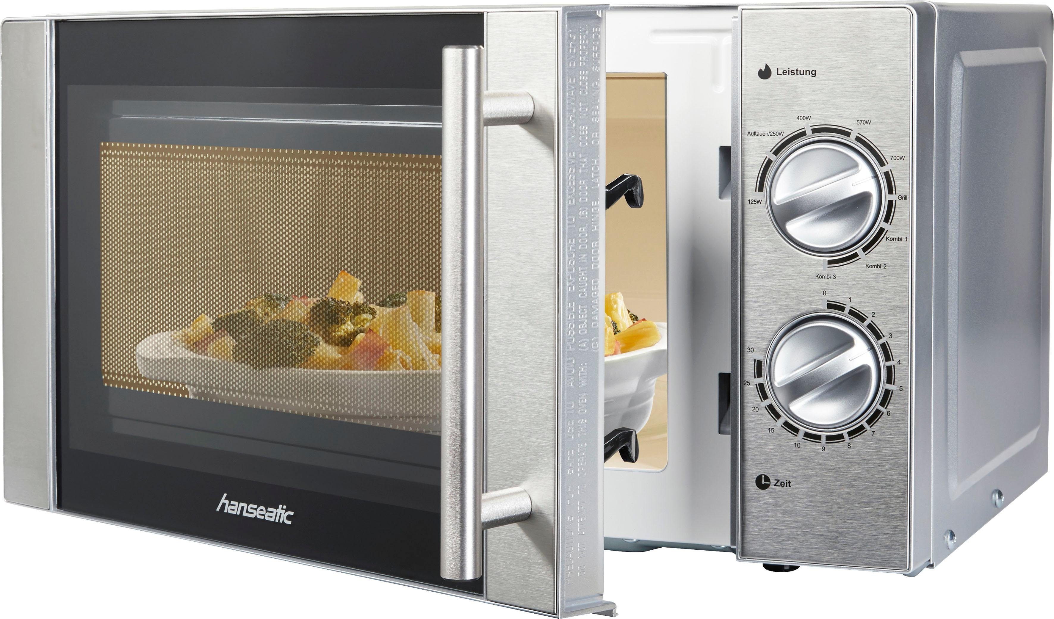 Hanseatic Mikrowelle MW D70H20L, 700 W, mit Grill - Hanseatic