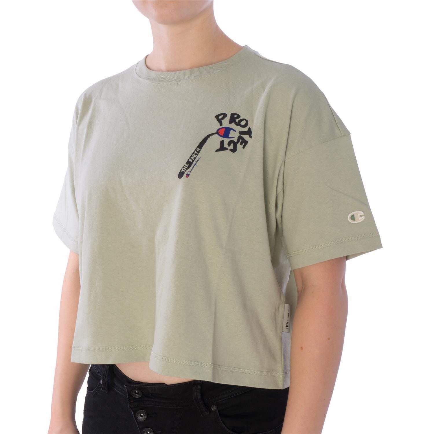 Champion T-Shirt T-Shirt Champion 117231 (1-tlg) "Champion" Logo auf der Vorderseite
