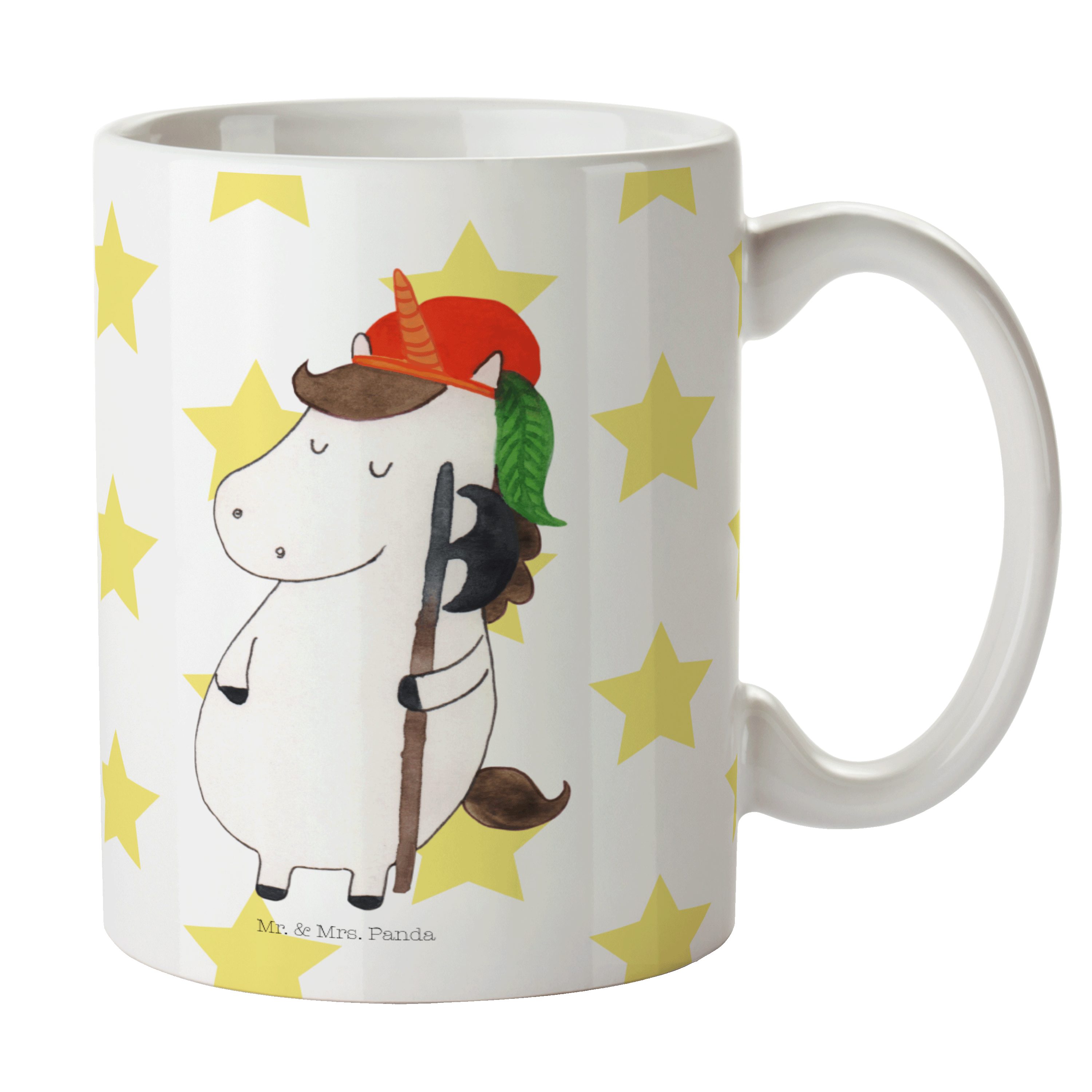 Mr. & Teetasse, Motive, Unicor, Tasse Panda Keramik Mrs. Weiß Bube - Tasse Tasse, Einhorn Geschenk, 