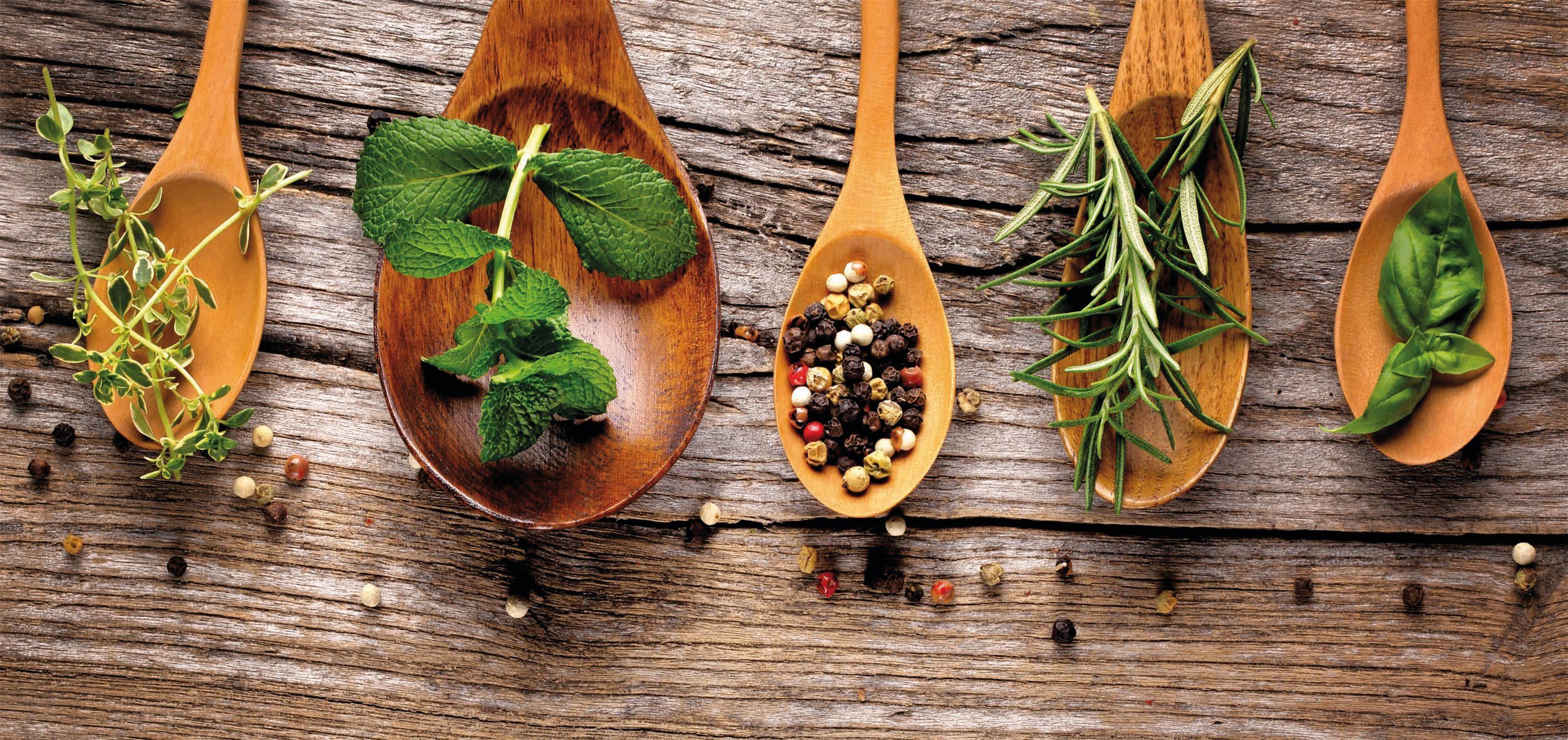 Bönninghoff Leinwandbild Gewürze Kräuter Küche Deko, (1 St) günstig online kaufen