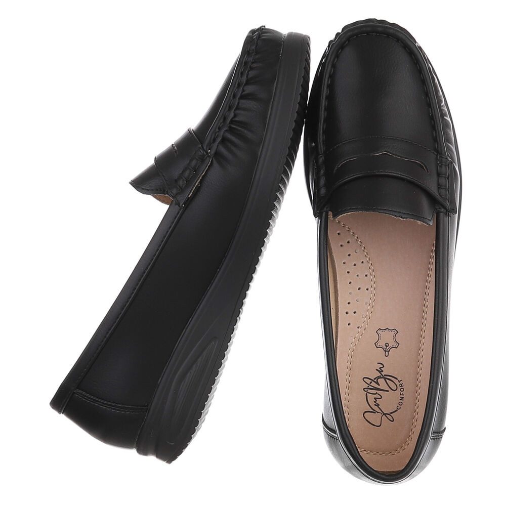 Ital-Design Elegante Damen Mokassins mit optimalem Tragekomfort Slipper (91 günstig online kaufen
