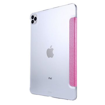 König Design Tablet-Hülle Apple iPad Pro 12.9 (2020), Schutzhülle für Apple iPad Pro 12.9 (2020) Tablethülle Schutztasche Cover Standfunktion Pink