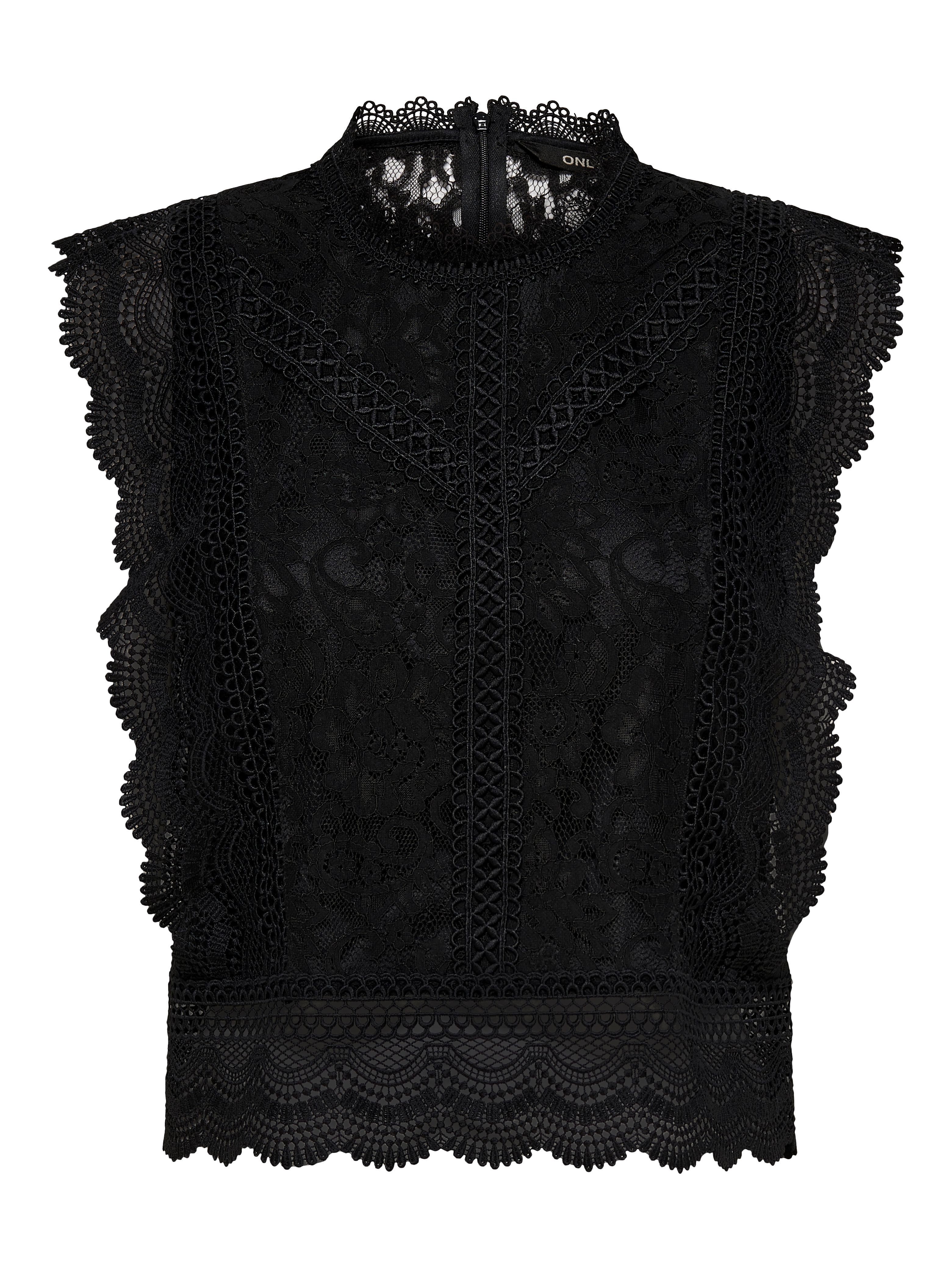 ONLY Spitzenshirt ONLKARO S/L LACE TOP günstig online kaufen