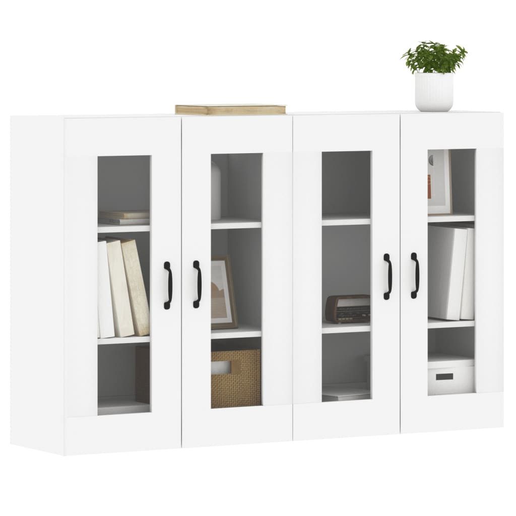 vidaXL Sideboard Wandschränke 2 Stk. Weiß günstig online kaufen