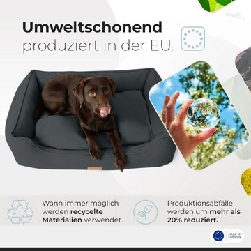 Freudentier Hundekorb Orthopädisches Hundebett mit Memory Foam, Made in EU