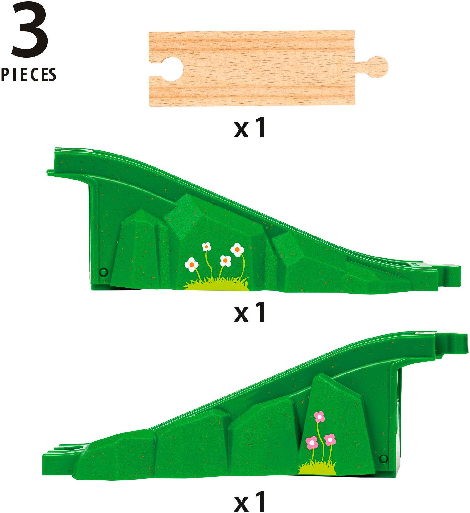BRIO® Spielzeugeisenbahn-Brücke Modulare Brücke, Made in Europe