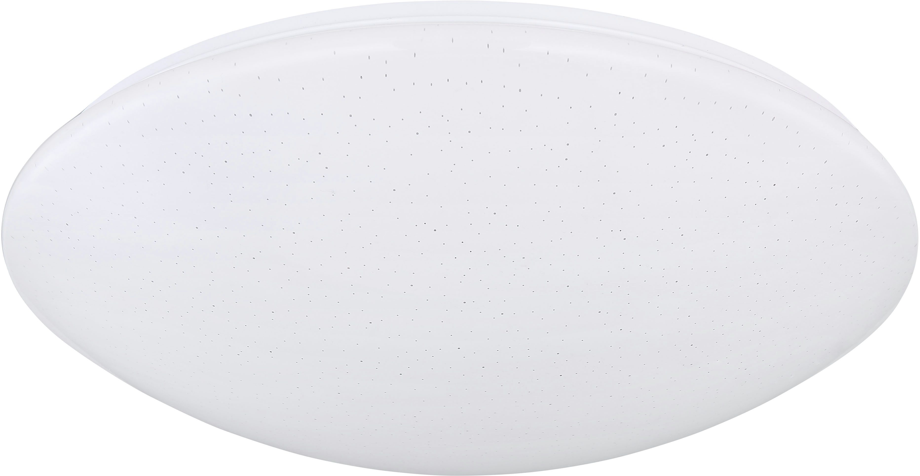 GLOBO LIGHTING LED Deckenleuchte ATREJU I, LED fest integriert, Tageslichtweiß, Deckenlampe/rund/Wohnzimmer/Schlafzimmer/Sterneeffekt