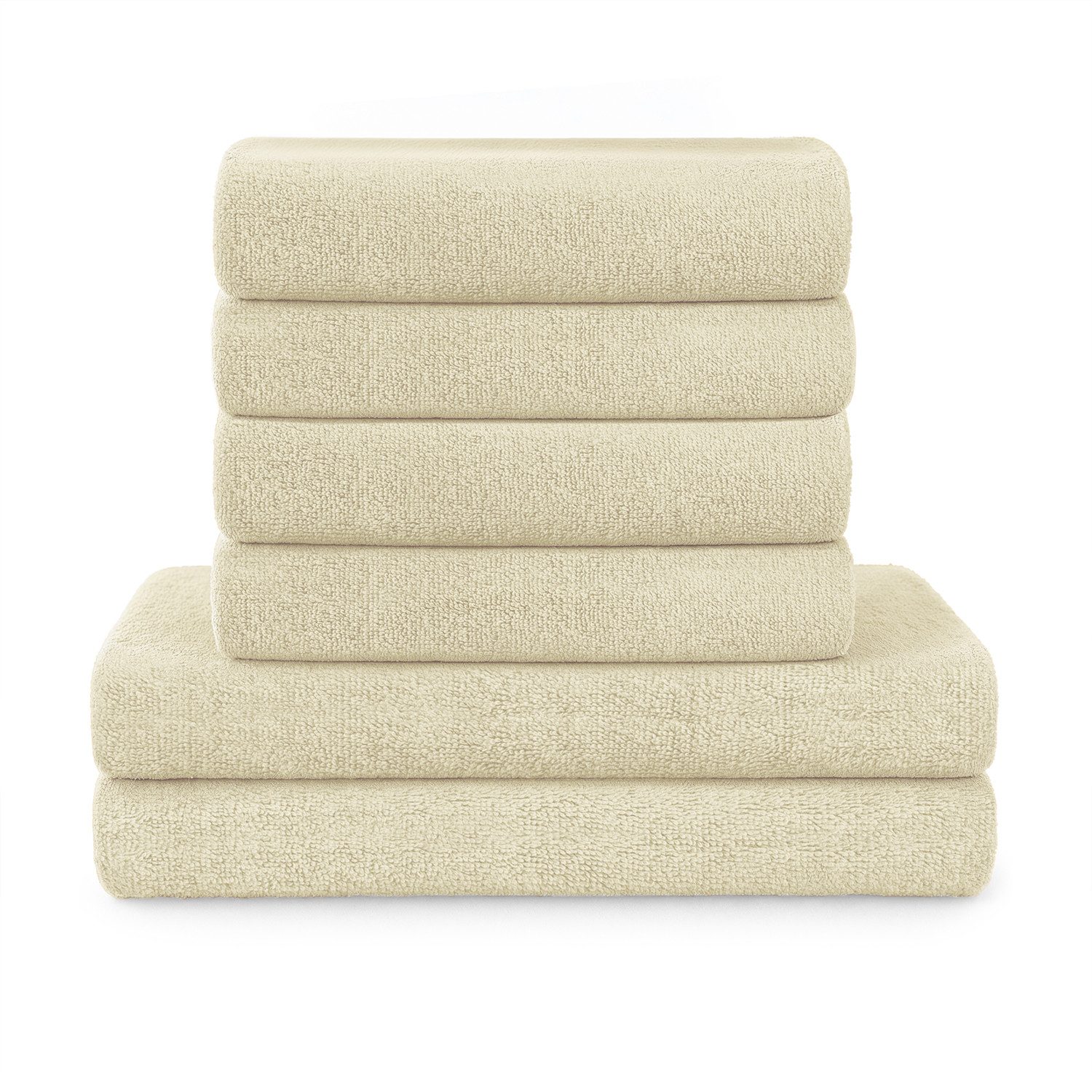 Blumtal Handtuch Set Premium 4 oder 6-TLG. Frottier Set - 100% Baumwolle, F günstig online kaufen