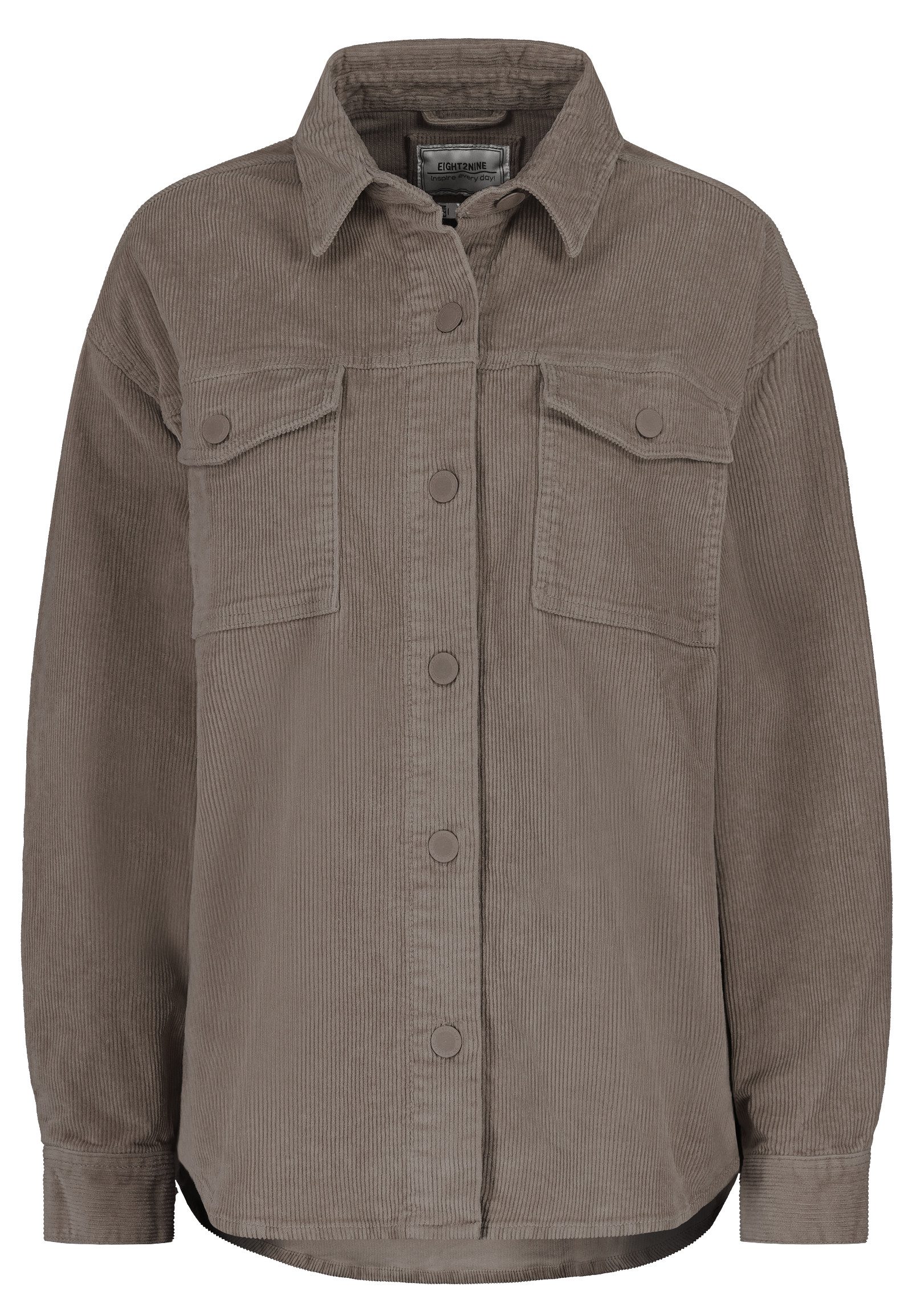 Eight2Nine Blouson Cord-Design mit Taschen und Knopfverschluss (1-St) D60002M11048_Jacket