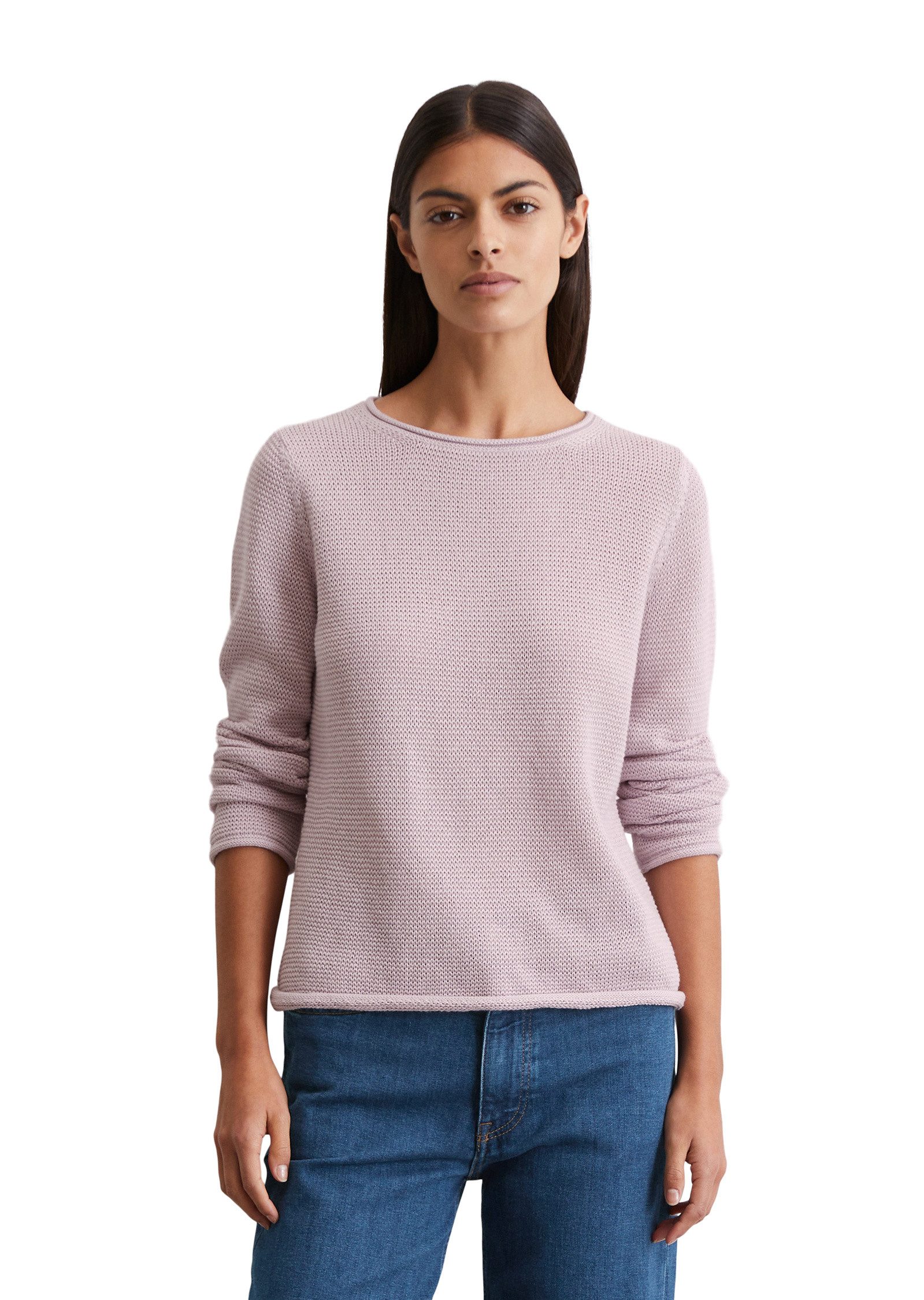 Strickpullover aus softem Baumwoll-Garn