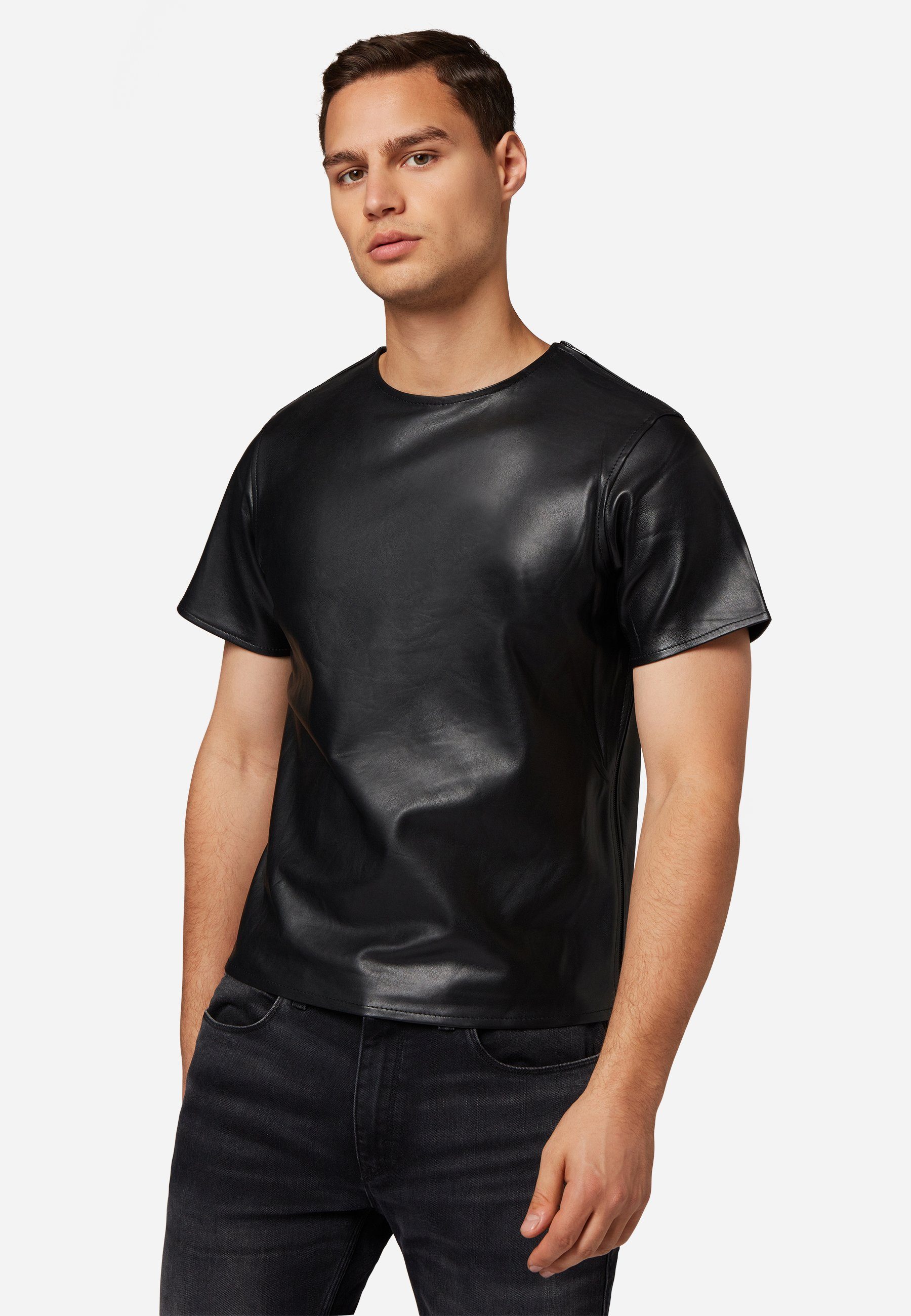 T-Shirt Leder T-Shirt