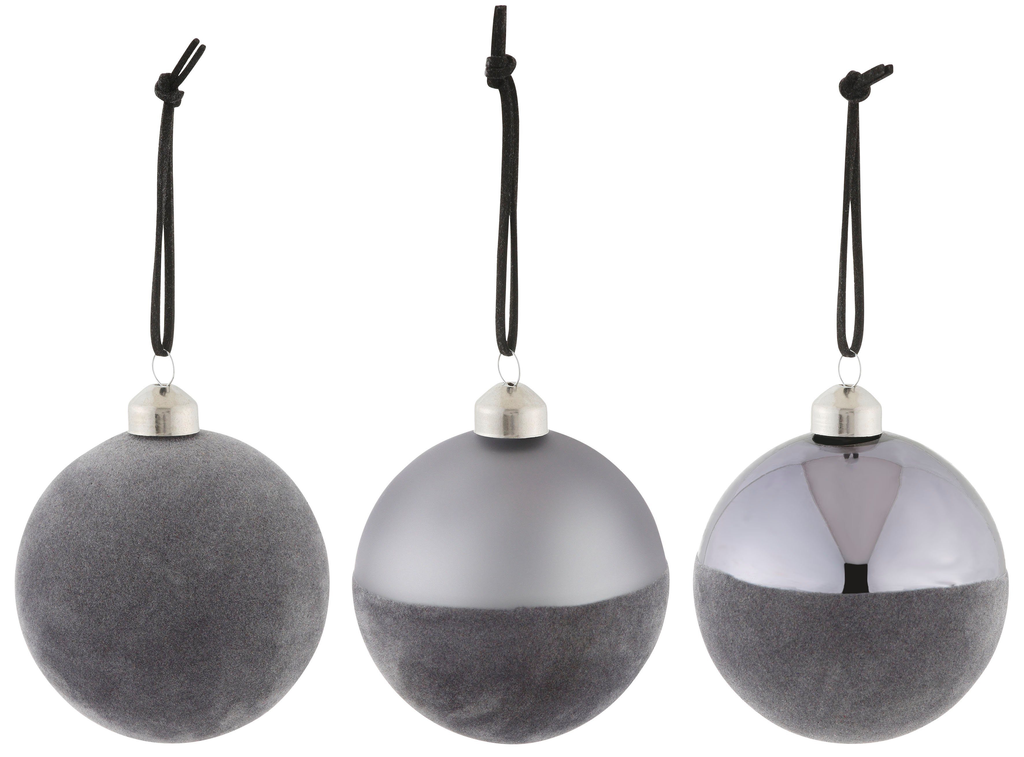 Graue Weihnachtskugeln kaufen » Graue Christbaumkugeln OTTO