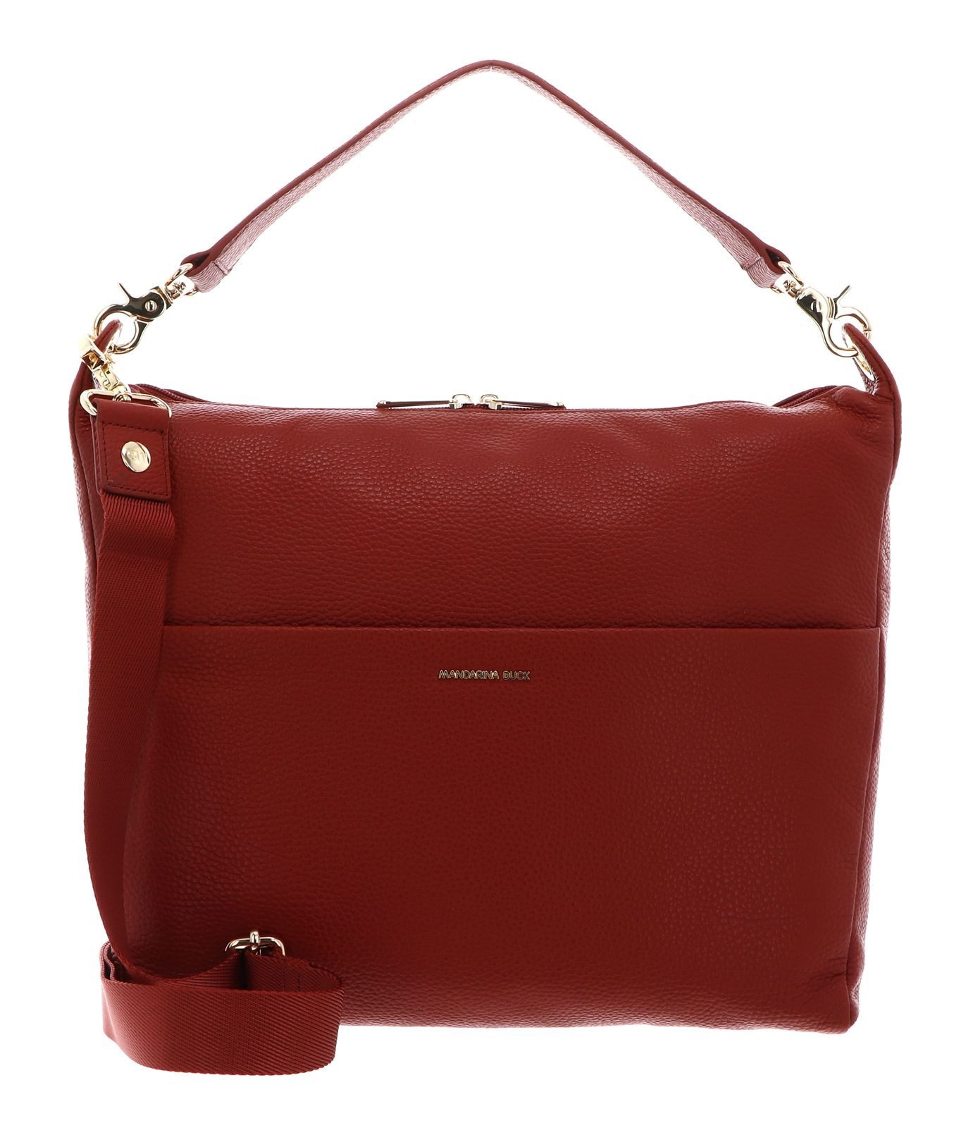 Mandarina Duck Schultertasche Hobo, aus echtem Kalbsleder