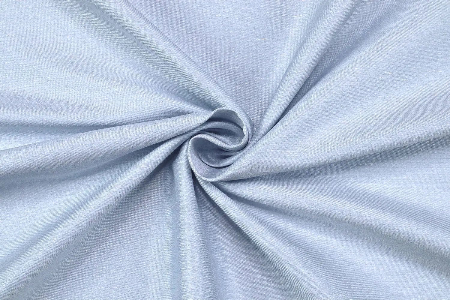 Stofferia Stoff Dekostoff Satin Seidenoptik Opulence Hellblau, Meterware