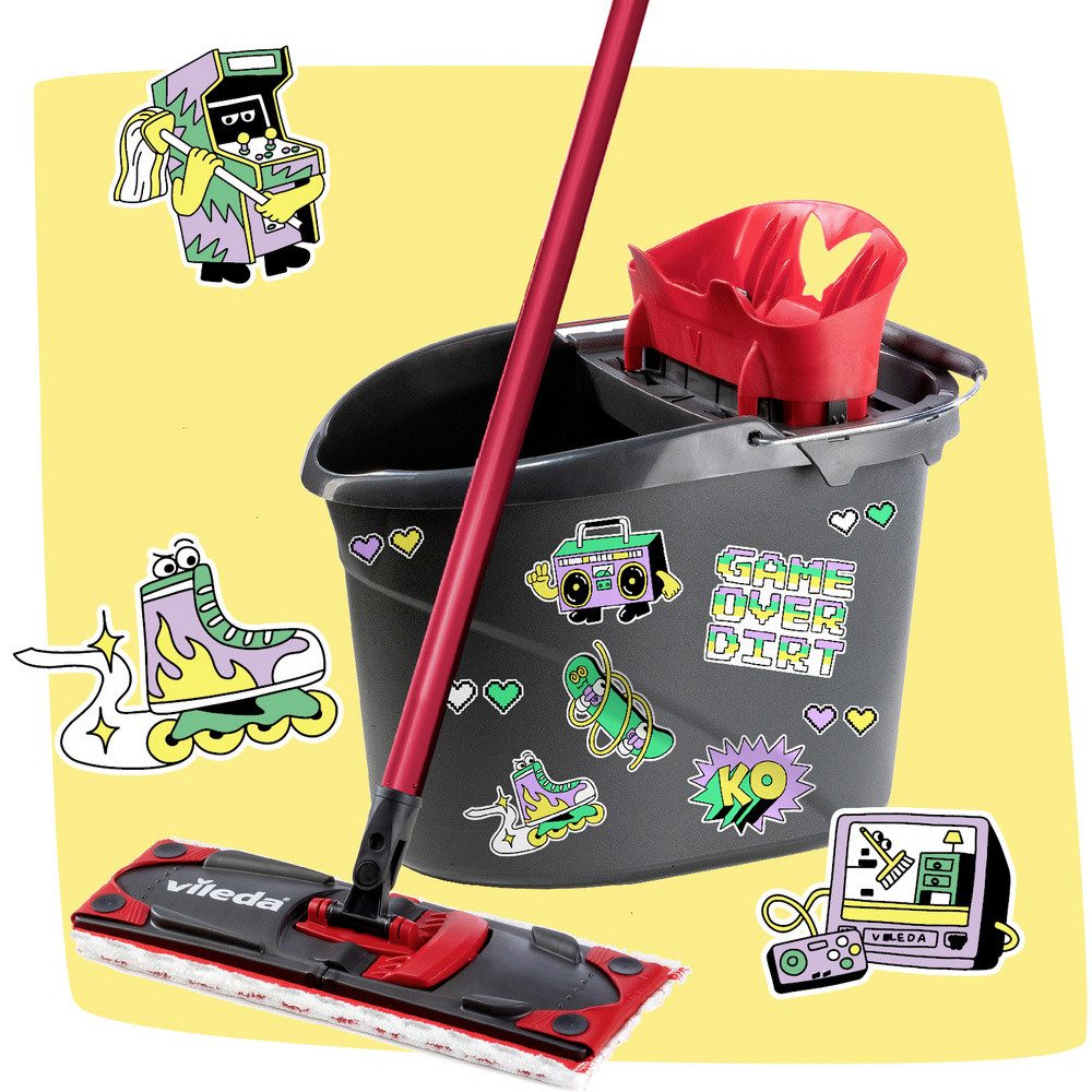 Vileda Staubbesen Vileda 183755 Vileda ULTRAMAX MY STYLE Box - Level Up Your Space Boden