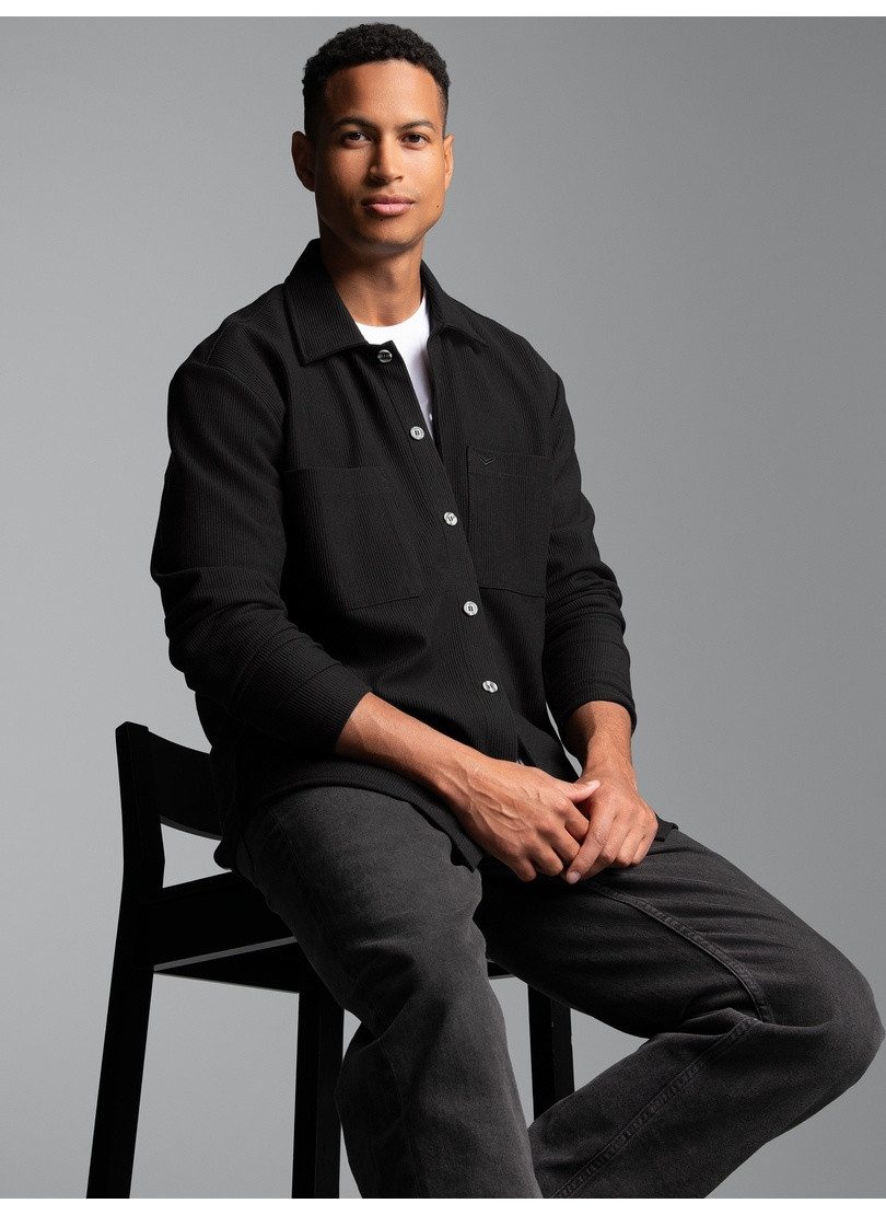 Trigema Blusenshirt TRIGEMA Hemdjacke/Overshirt (1-tlg) günstig online kaufen