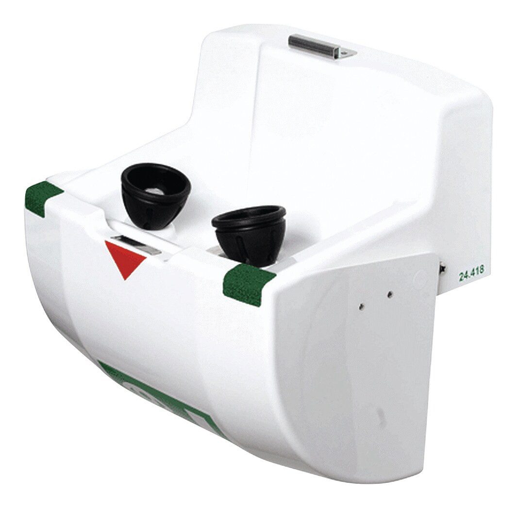B-Safety Erste-Hilfe-Set, Augen-/Gesichtsdusche, Auffangbecken
