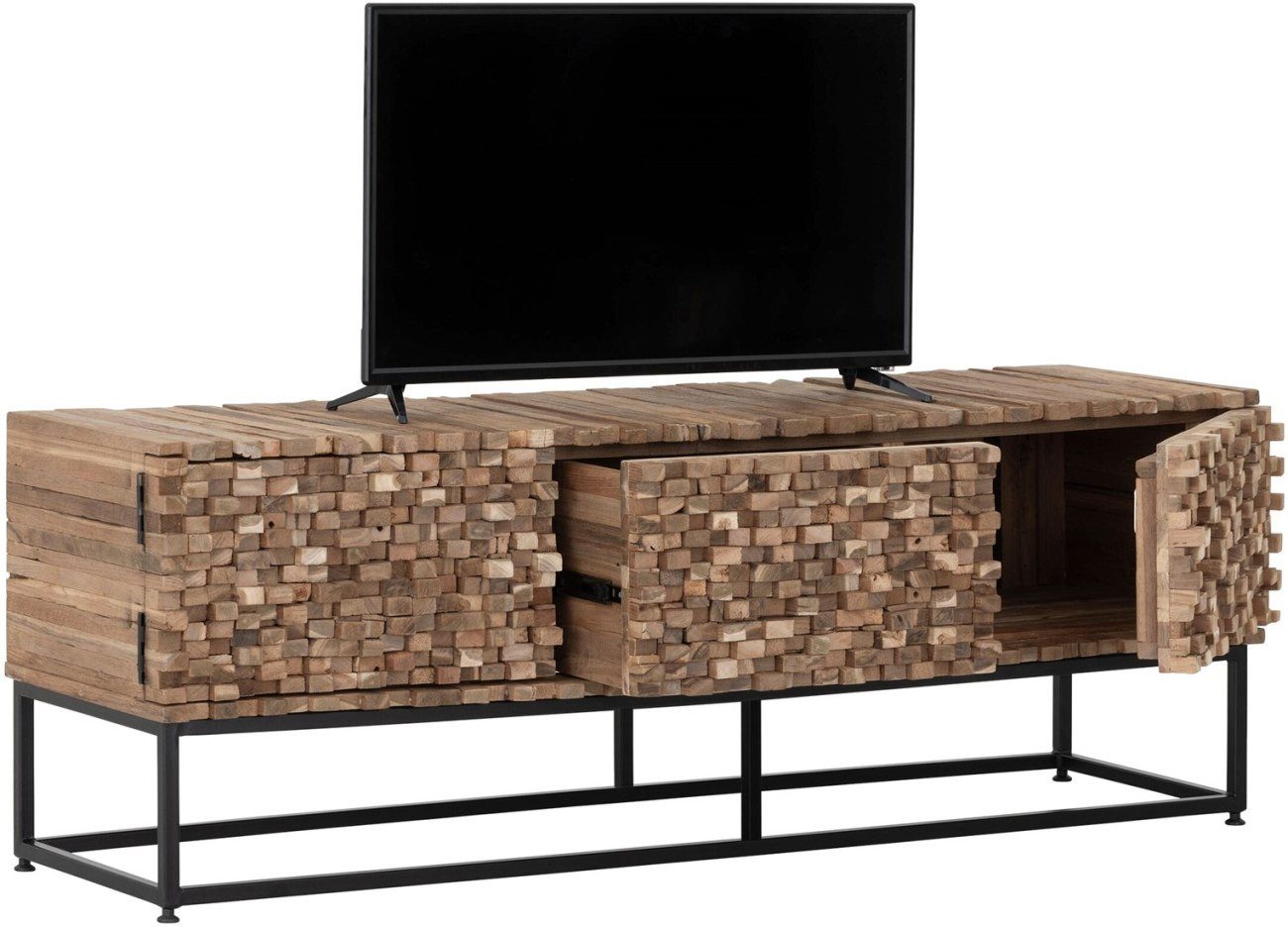 Must Living TV-Board Sticks aus Teakholz, 145 cm