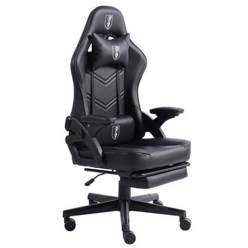 TRISENS Chefsessel Armando (1 Stück), Bürostuhl Gaming Chair Chefsessel PC-Stuhl Fußstütze Racing-Design