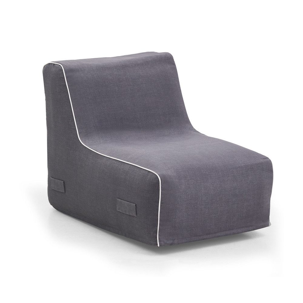 hjh LIVING Sitzsack Luftsofa Sitzolo Air Stoff, Luftsofa Outdoor Sitzsack inkl. Fußpumpe, Wasser- & UV-beständig