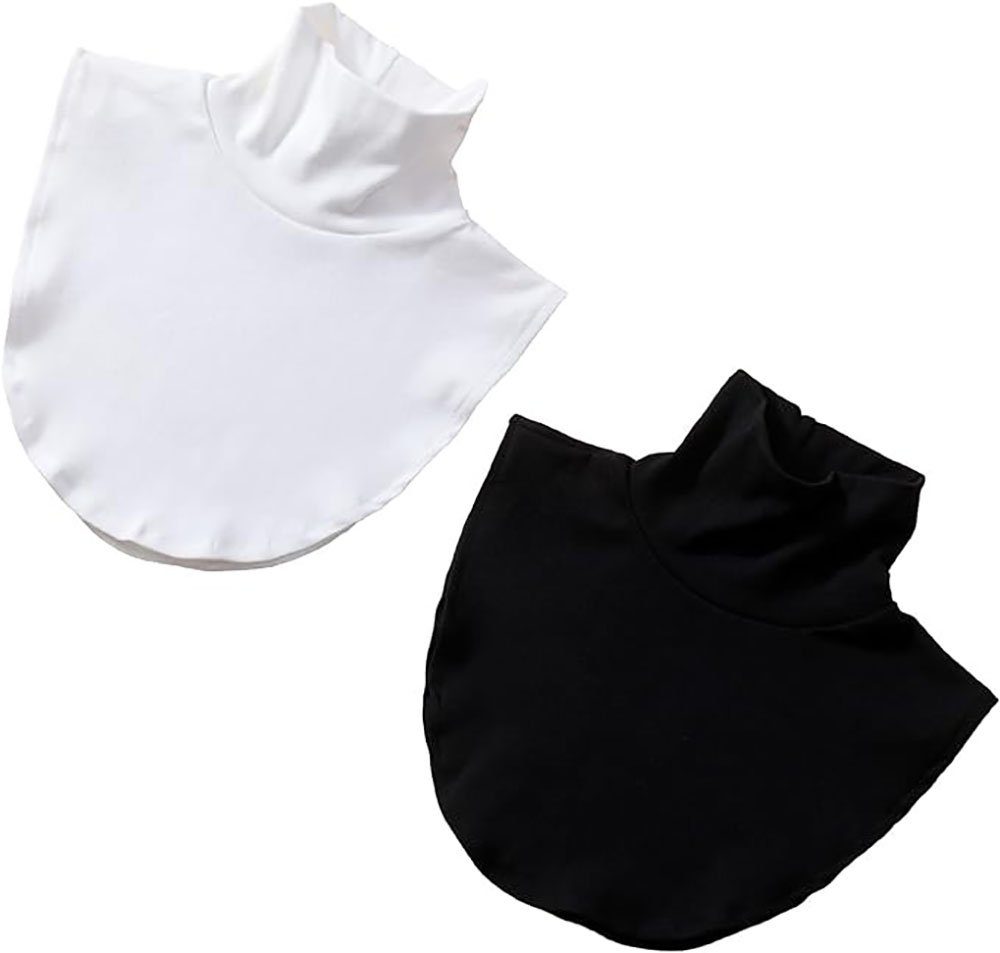 CTGtree Einsteckkragen Women's Removable Fake Collar Warm Blusenkragen Einsatz Kragen( 2-St) , (2 St)
