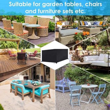 Daskoo Gartenmöbel-Schutzhülle Premium Schutzhülle Gartenmöbel, Abdeckhülle, Wasserdicht, 420D Oxford, UV-Beständig