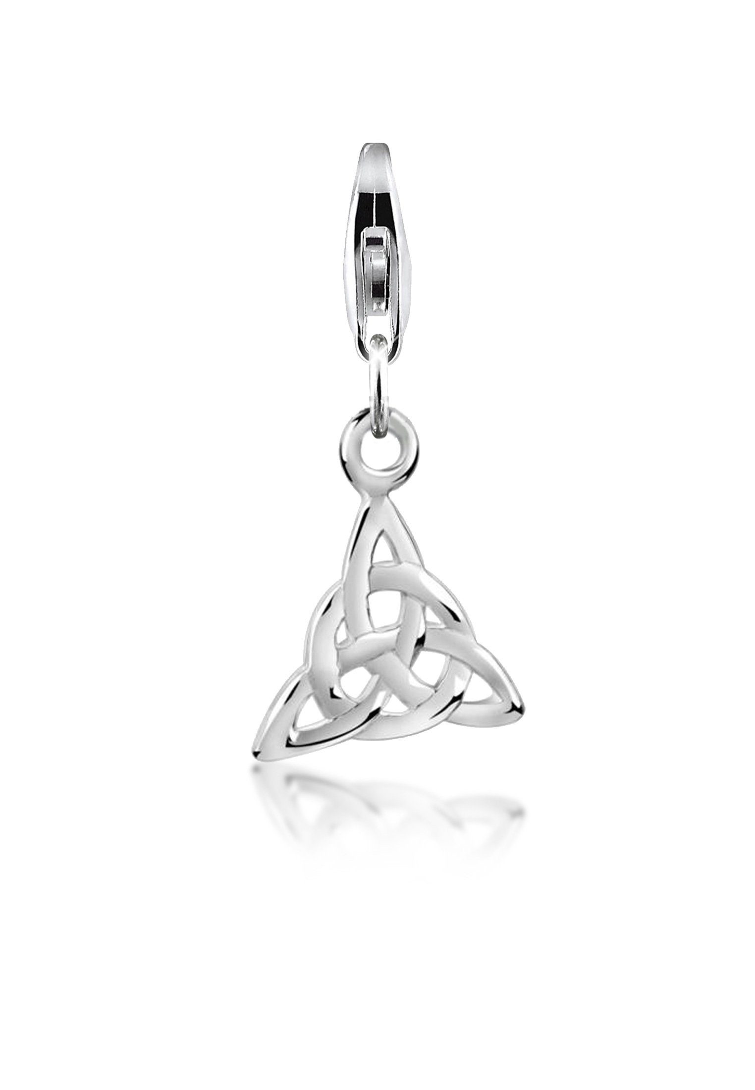 Damen Schmuck Nenalina Charm-Einhänger Anhänger Keltischer Knoten Dreieck 925 Silber