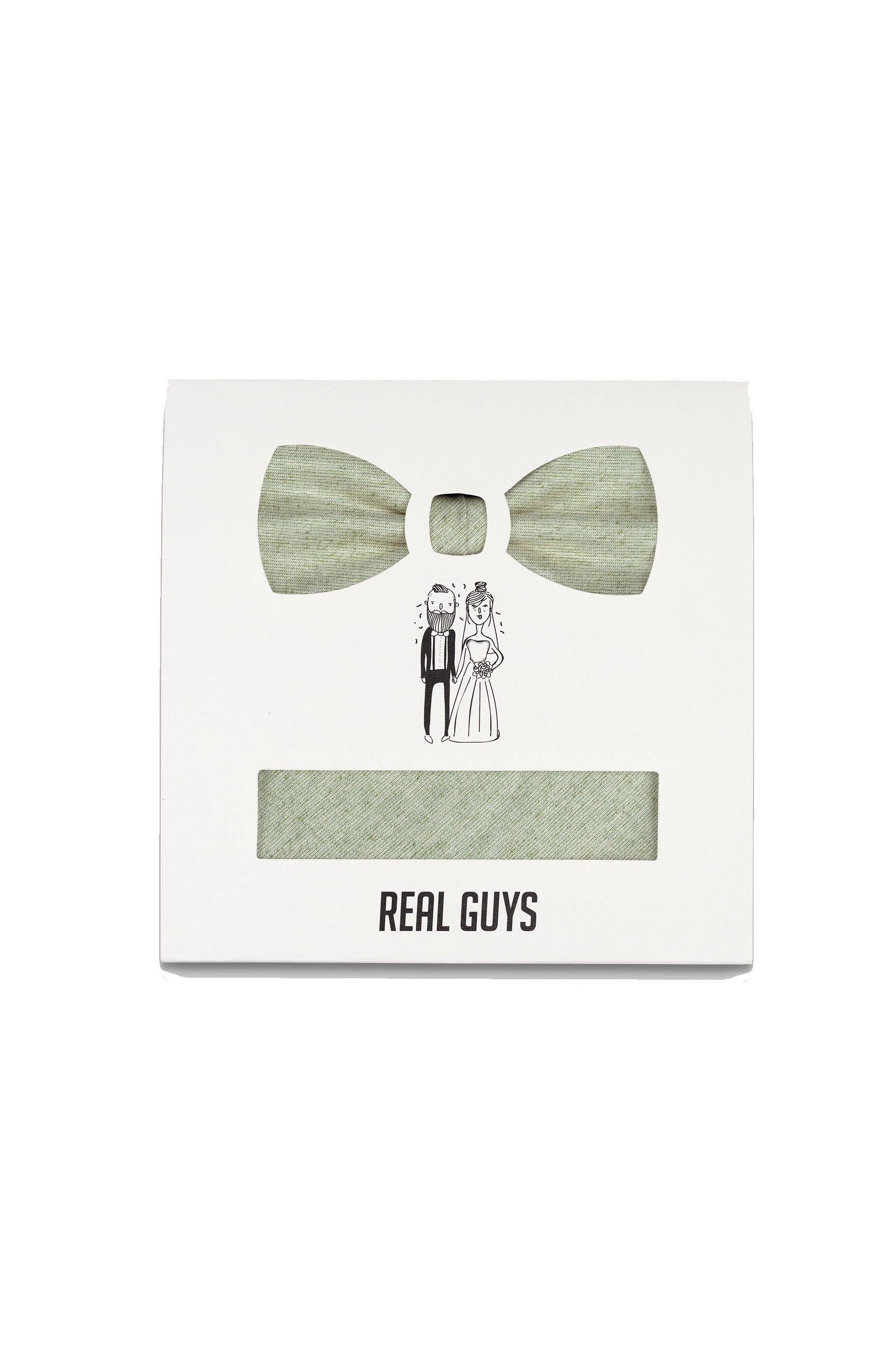 REAL GUYS by J.PLOENES Fliege Set bestehend aus Fliege und Einstecktuch