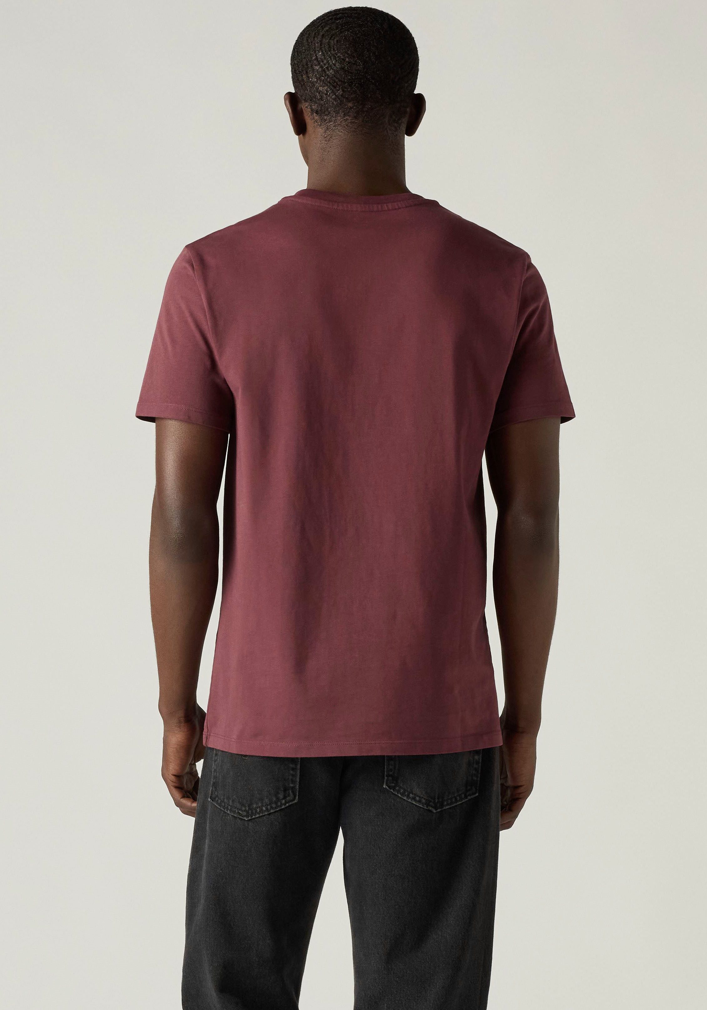 Levi's® V-Shirt LE ORIGINAL HM VNECK mit Logostickerei – Bild 2 von 5