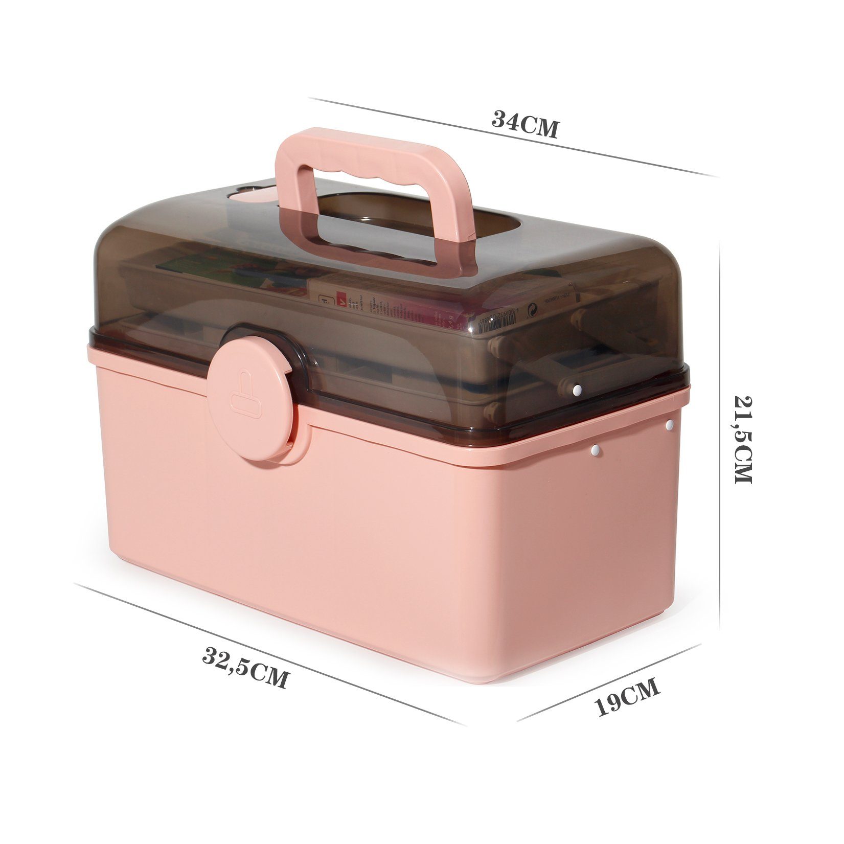 Zedelmaier Aufbewahrungsbox Medikamenten Aufbewahrung Medizinbox Apothekenb günstig online kaufen