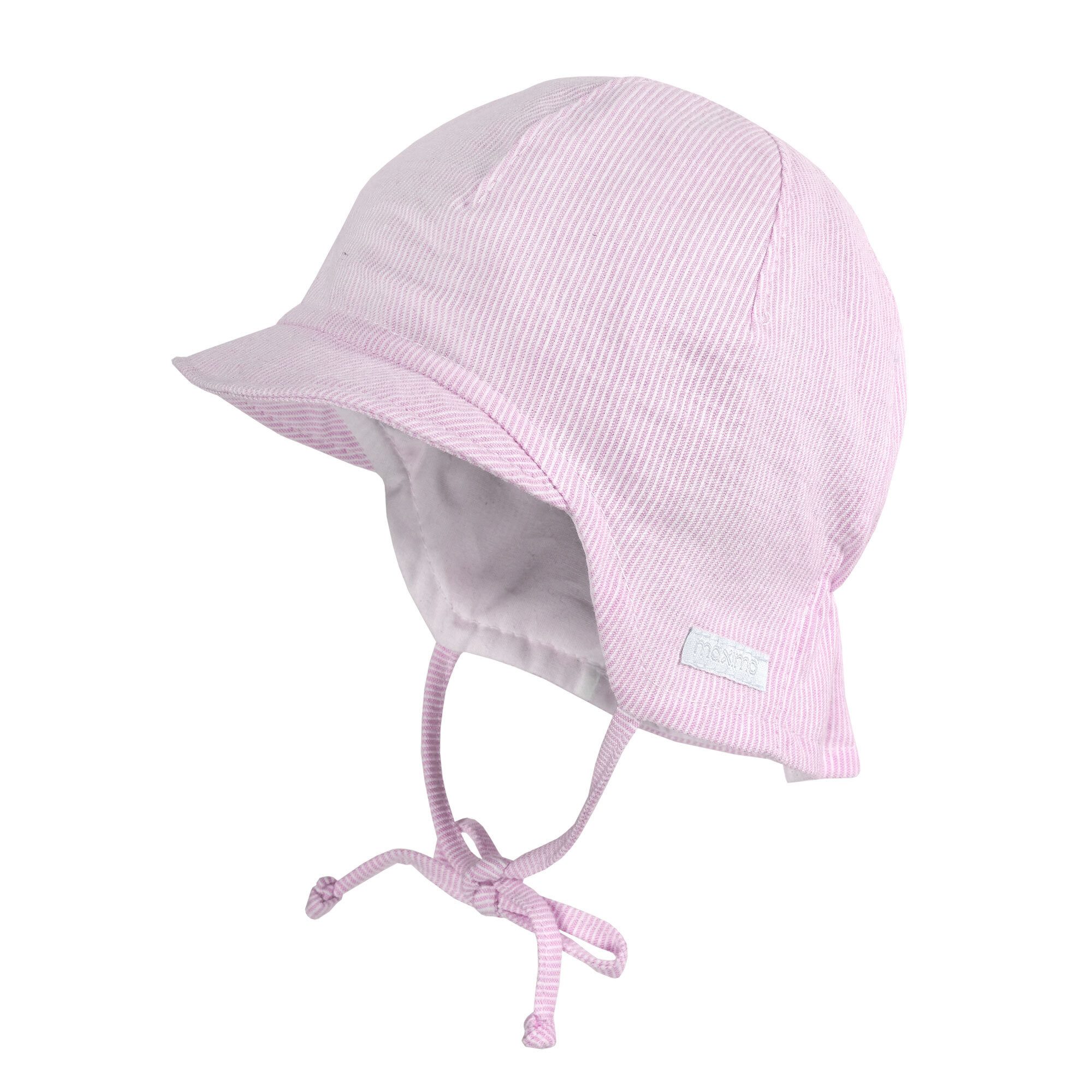 MAXIMO Schirmmütze BABY-Schildmütze, Futter, Band Nackenschutz, UV 50 (1-St)