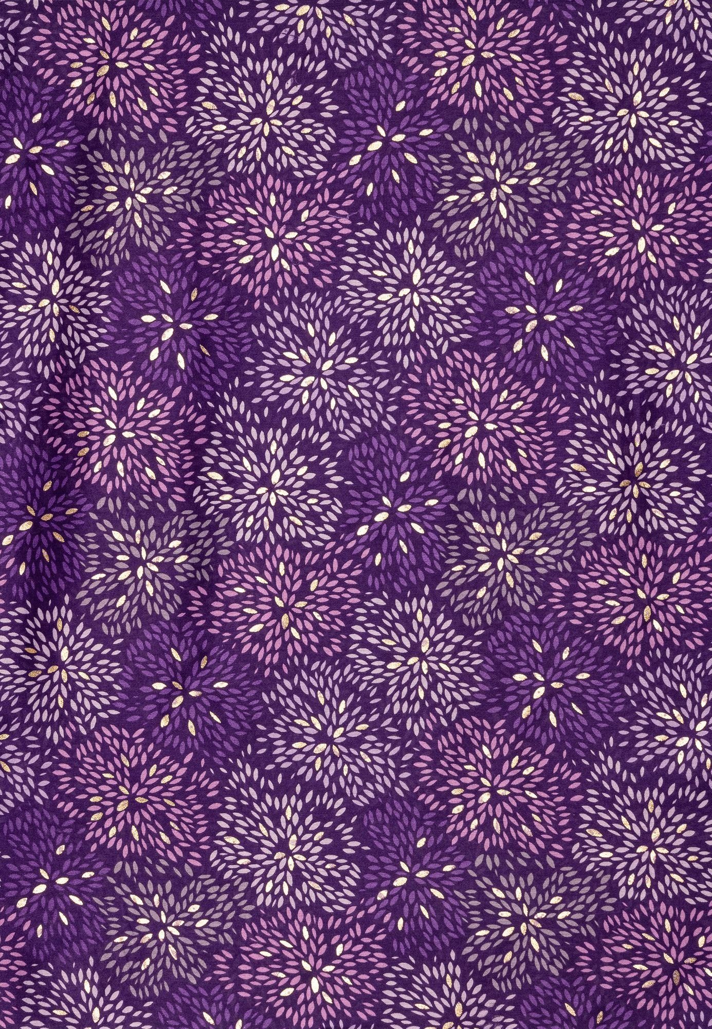 Caspar Modeschal SC517 Damen Schal mit stylish floralem Print und goldenen günstig online kaufen