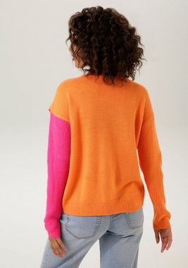 Aniston CASUAL Strickpullover im extravagantem Lagen-Look - NEUE KOLLEKTION