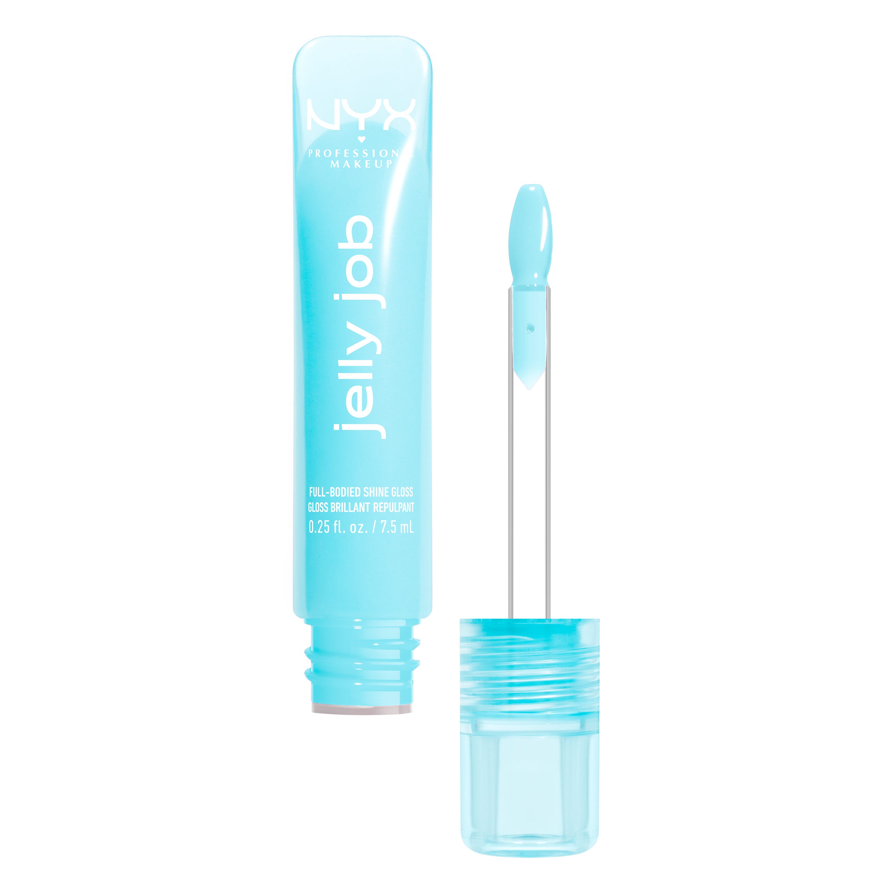 NYX PROFESSIONAL MAKEUP Lipgloss JELLY JOB FULL BODIED SHINE GLOSS, no Filler -pflegender Gloss für optisch vollere Lippen