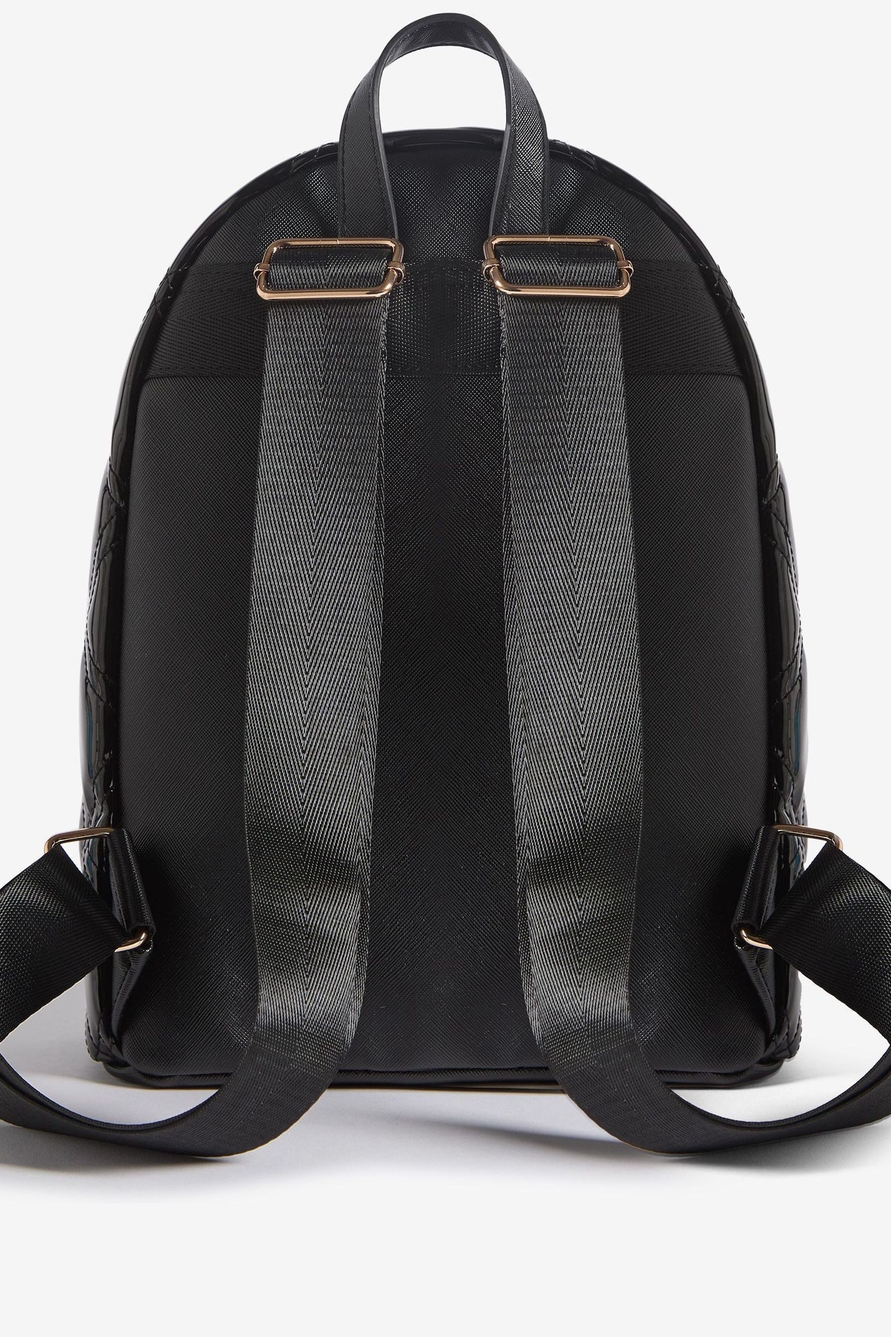 LIPSY Rucksack Lipsy Gesteppter Schulrucksack in Lackoptik (1-tlg)