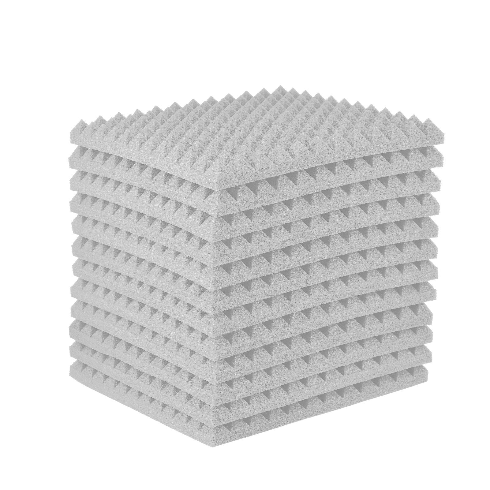 cocosity PC-Geräuschdämmung 12er-Pack Schallabsorptions-Dämmplatten von Studio Foams, 12er-Pack, Studio-Schäume, Schallabsorption, hohe Dichte