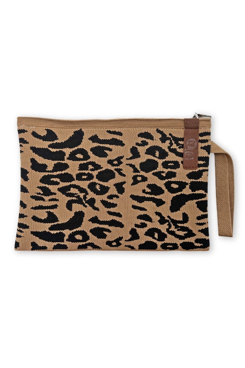 Lot83 Handtasche Utensilientasche groß - BILLIE - braun, beige