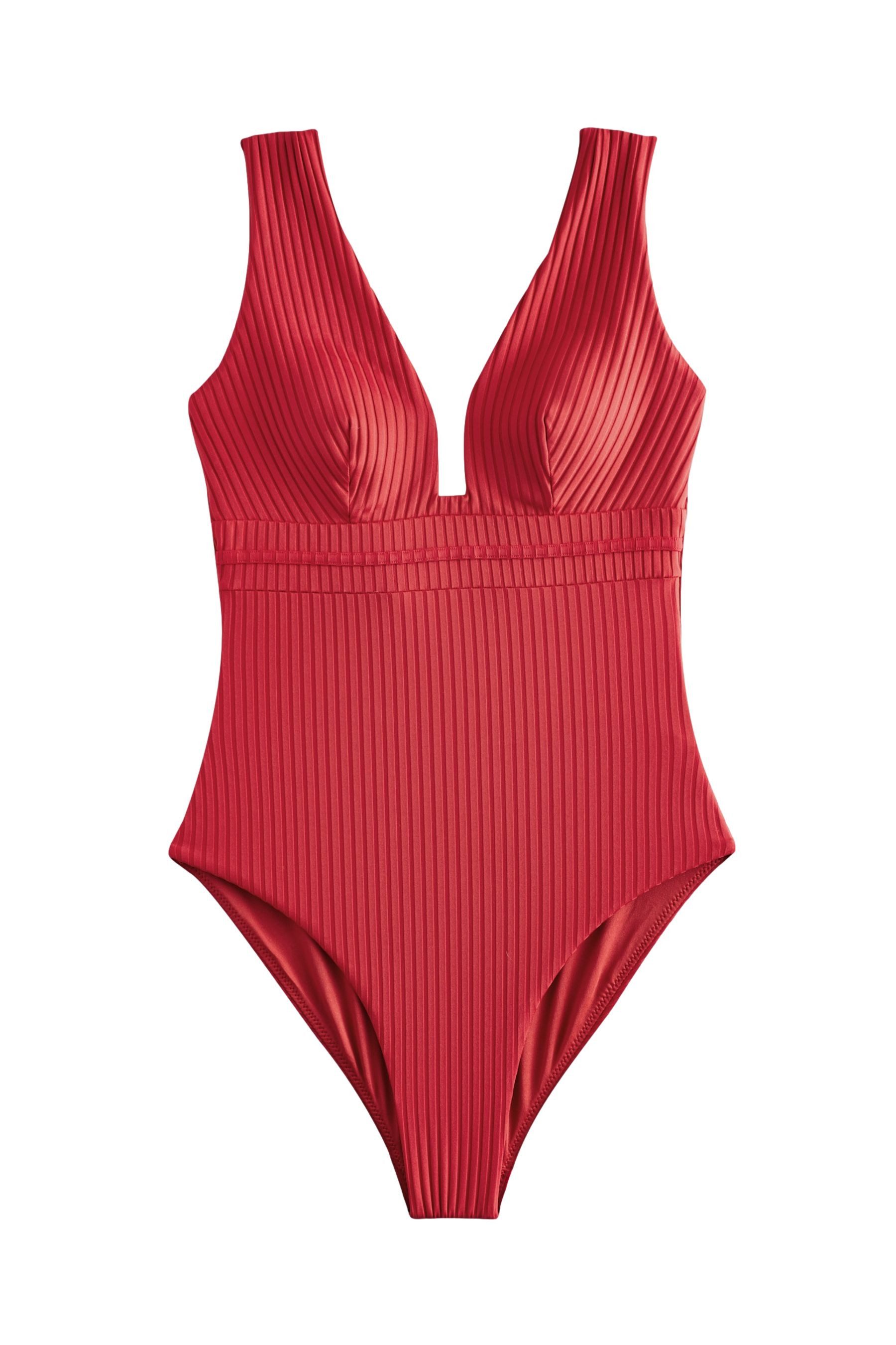 Next Badeanzug Bauchformender Badeanzug mit tiefem günstig online kaufen