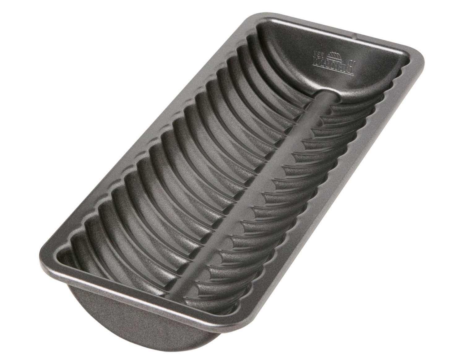Rehrückenform EASY BAKING, 30 x 10 cm, Anthrazit, Karbonstahl