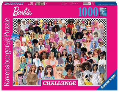 Ravensburger Puzzle 1000 Teile Ravensburger Puzzle Challenge Barbie 17159, 1000 Puzzleteile