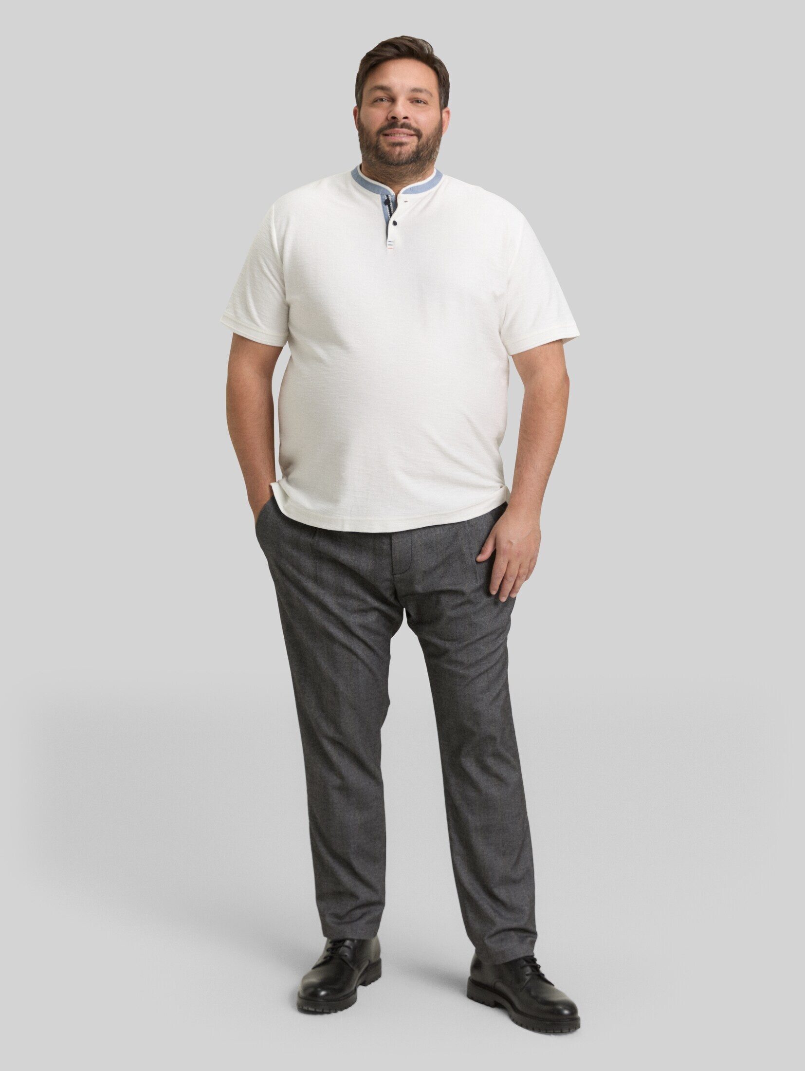 TOM TAILOR PLUS Chinohose Hosen & Chino Plus Size - Regular Fit Chino Hose