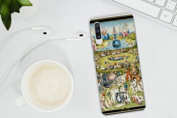 MuchoWow Handyhülle Garten der Lüste - Gemälde von Hieronymus Bosch, Phone Case, Handyhülle Samsung Galaxy A70, Silikon, Schutzhülle