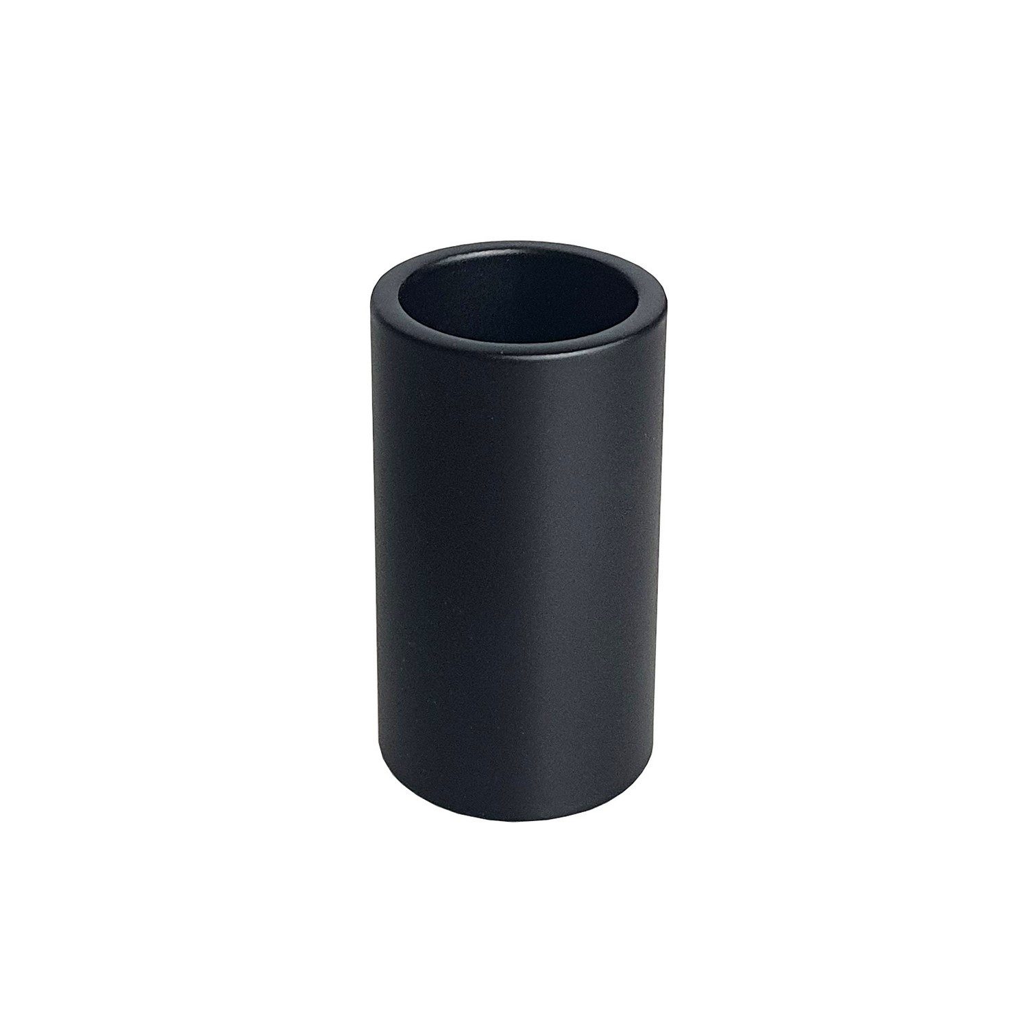 Deko AS Tischkerzenhalter Metall-Kerzenhalter mit Magnet 5x2.3 cm schwarz matt für Stabkerzen