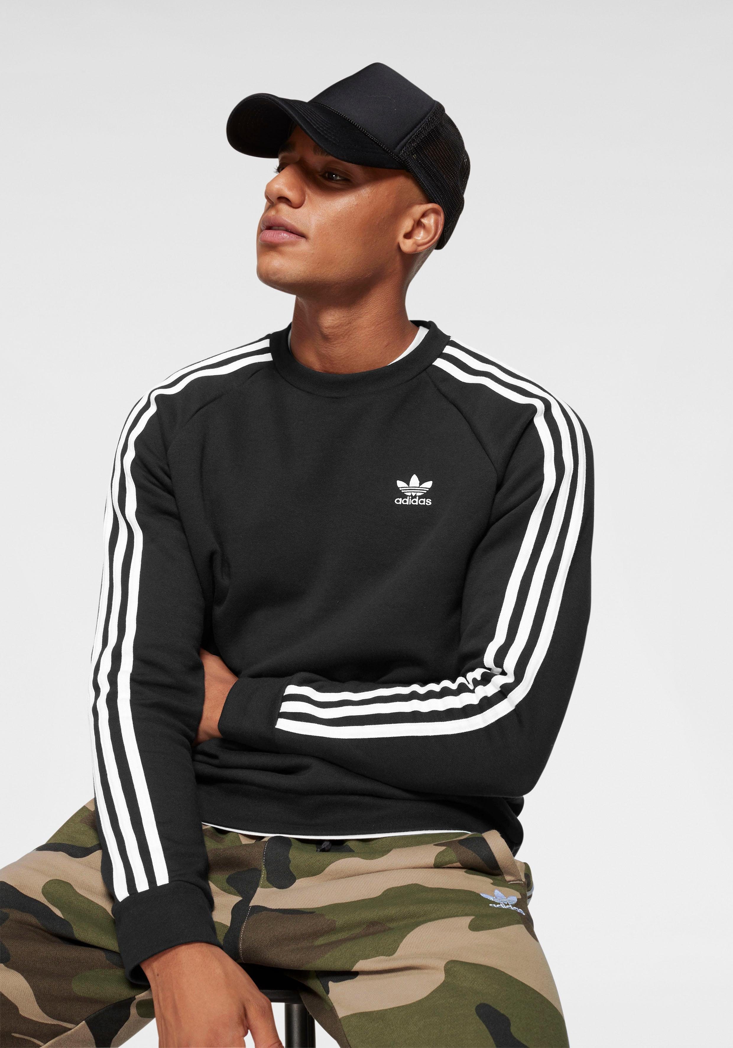 adidas three stripes sweater