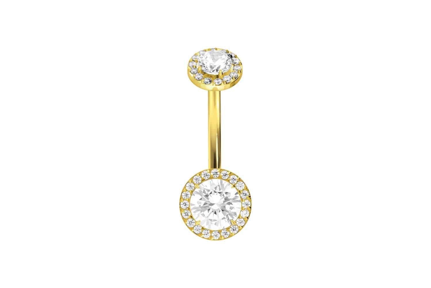 PIERCINGLINE Bauchnabelpiercing Titan Bananabell mit Innengewinde günstig online kaufen